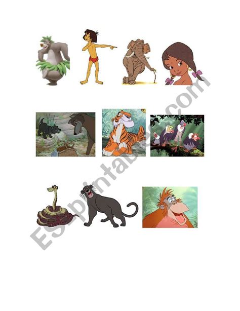 最高のコレクション the jungle book characters 273388-The jungle book characters disney