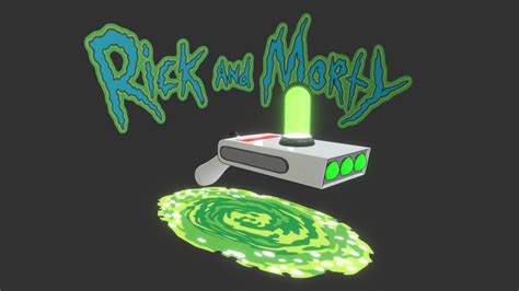 Portal Gun - Rick and Morty - 3D model by Lorenzo Mugianesi (@lorenzo.mugianesi) [e499dd8 ...