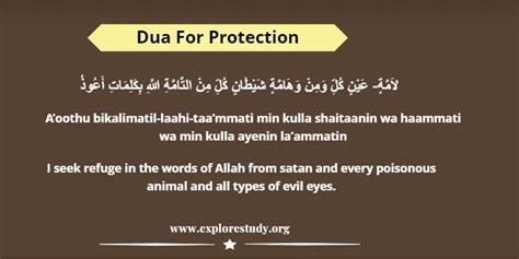 6 Powerful Dua For Protection From Evil Eyes & Enemies - Explore Study