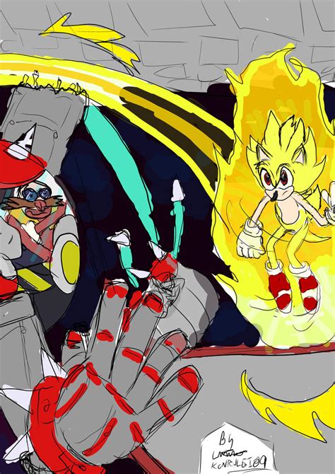 Sonic vs Eggman Super shows up Colour by kenrulei on DeviantArt