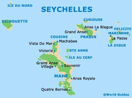 Seychelles Maps and Orientation: Seychelles, Africa