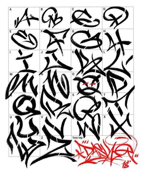 Abecedario Grafitero - Necesitas diseos de letras grandes para rayalas como. - Lieno Wallpaper