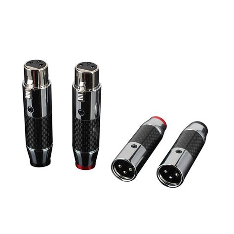 3pin XLR Audio Speaker Connector Plug with Rhodium Plated - Cannon ...