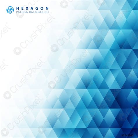 Abstract blue geometric hexagon pattern white background and texture with - stock vector 1542045 ...