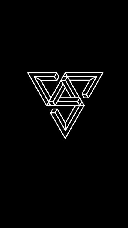 Seventeen Teen, Age logo wallpaper - lockscreen black | Desain ...