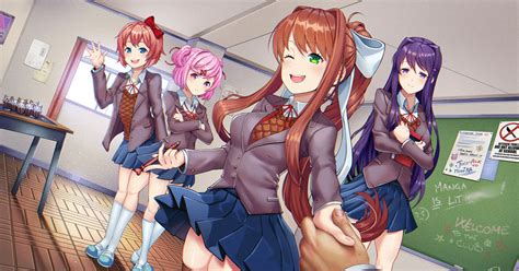 #MC(DDLC) Drawings, Best Fan Art on pixiv, Japan