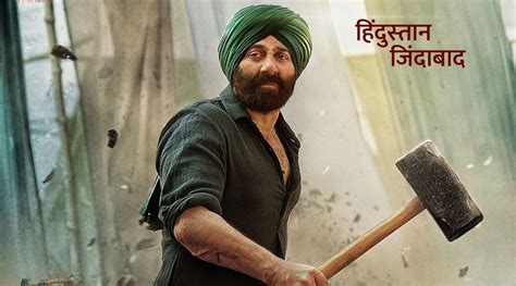 Sunny Deol’s ‘dhai kilo ka haath’ holds a giant hammer in Gadar 2’s ...