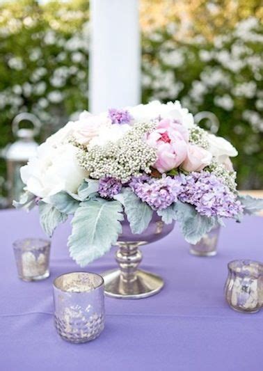 Lilac Centerpieces - Wedding Decoration