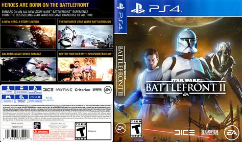 [PRINTABLE] Battlefront II PS4 Box Art - Crait, Death Star II, Geonosis ...