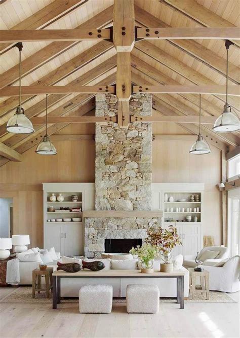 Beach Barn House Style - Home Tour - COCOCOZY | Farm house living room, Marthas vineyard ...