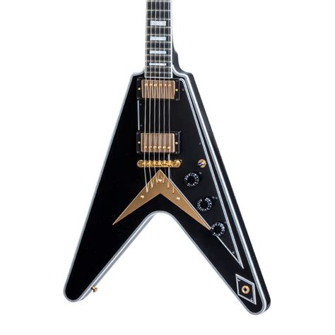 Gibson Flying V Custom Ebony (2017) | Guitar Compare