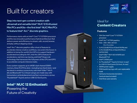 Intel launches NUC 12 Enthusiast