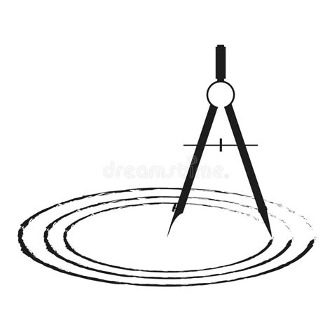 Drawing compasses stock vector. Illustration of accuracy - 8971180