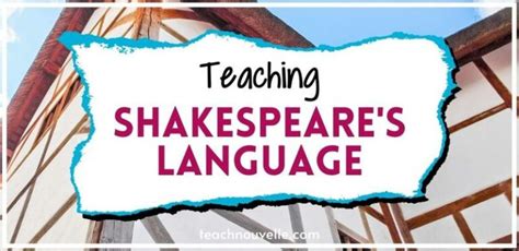 Shakespeare's Language: Thou & You - Nouvelle ELA Teaching Resources