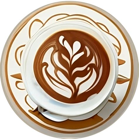 Pouring Inspiration The Magic of Coffee Latte Art AI generative 27509763 PNG