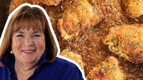 Barefoot Contessa Makes Crispy Chicken Thighs with Creamy Mustard Sauce | Food Network - YouT ...