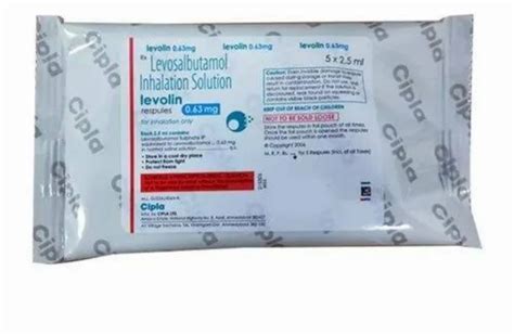 Levolin Respules, Cipla at Rs 40/pack in Nagpur | ID: 27429135262