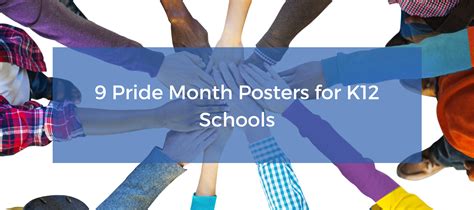 9 Pride Month Posters for K12 Schools