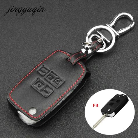 jingyuqin Leather Cover Remote Key fobs Key Case For Car Toyota 3 ...