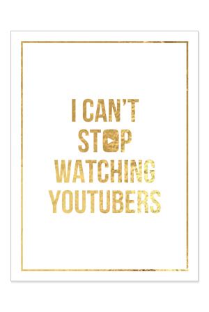 Signed Can't Stop Poster (Gold Foil on White 18x24) Poster - Tyler ...