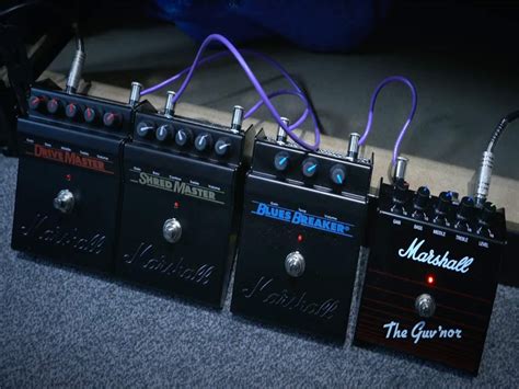 YouTuber demos unreleased vintage reissue Marshall pedals