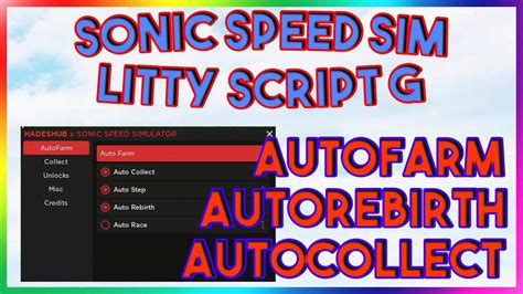 Sonic Speed Simulator Script - Scripts4Roblox