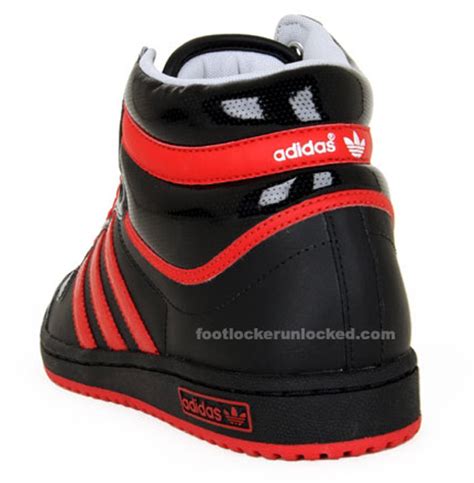 adidas Top Ten High - Black - Collegiate Red - SneakerNews.com