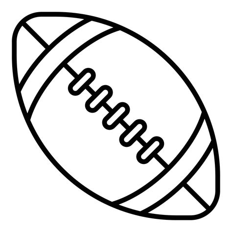 American Football Outline Vector Art, Icons, and Graphics for Free Download