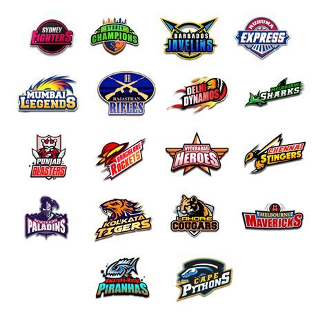 Cricket team Logos