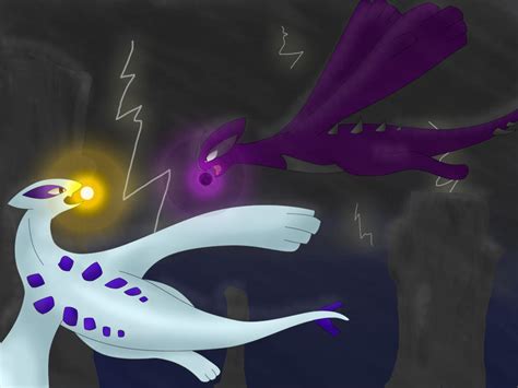 Lugia vs Dark Lugia by Gravegirl94 on DeviantArt