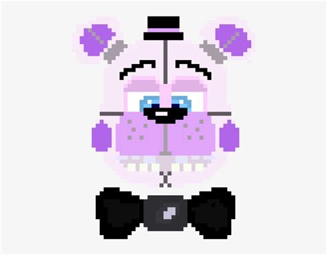 Funtime Freddy - Funtime Freddy Pixel Art - Free Transparent PNG Download - PNGkey