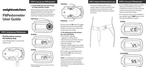 2100 WW FitPedometer_UserManual_ALT 5030071 Fit Pedometer User Manual