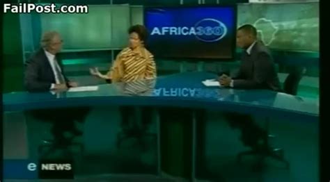 Reporter threatens other reporter in South African news station : r ...