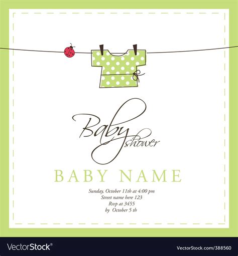 Baby arrival card Royalty Free Vector Image - VectorStock