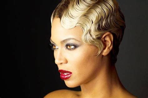 Beyonce | Finger waves short hair, Hair waves, Finger wave hair