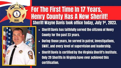 New sheriff in Henry County officially took office, deputies say