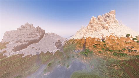 1.19.4 Village in the mountains at spawn! || SEED: 13792273897823983 ...