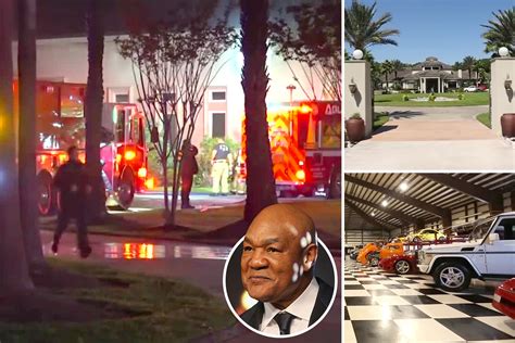 George Foreman's luxury mansion ravaged after fire breaks out in boxing ...