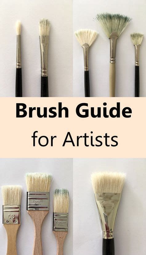 Beginners guide types of oil painting brushes ran art blog – Artofit