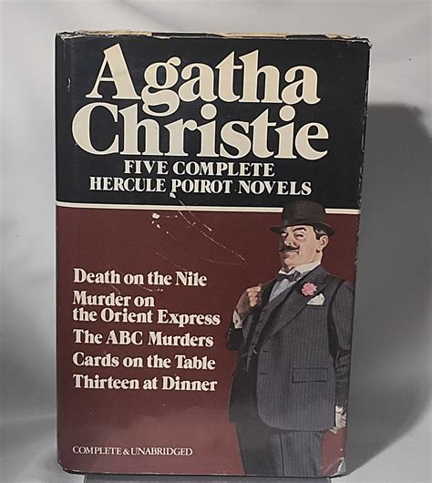 Five Complete Hercule Poirot Novels: Thirteen at Dinner / Murder on the Orient express / The ABC ...