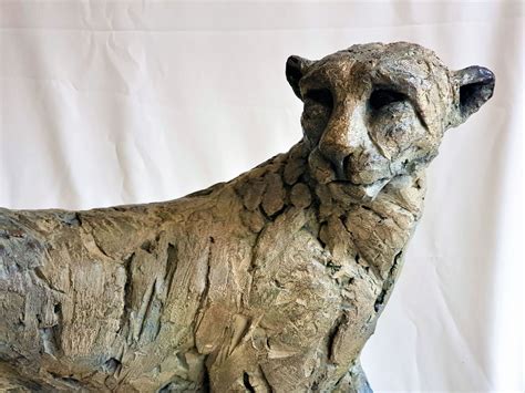 Bronze Cheetah Sculpture