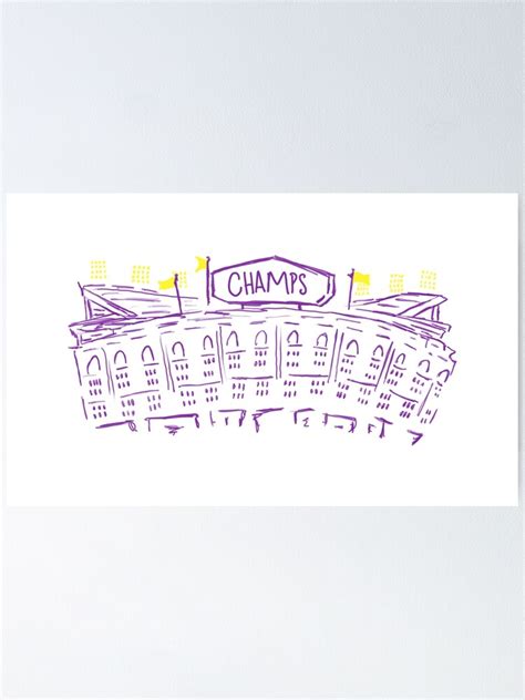 "Tiger Stadium Champions" Poster for Sale by Artbysherilong | Redbubble