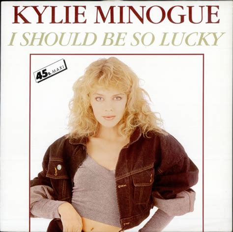 Kylie Minogue I Should Be So Lucky France 12" Vinyl Record/Maxi Single CBS6514896 I Should Be So ...