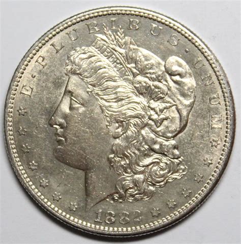 1882 S Morgan Silver Dollar $1 Uncirculated at Amazon's Collectible Coins Store