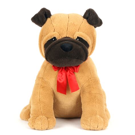 Way To Celebrate 24” Valentines XL Sitting Puppy Plush Toy –Pug ...