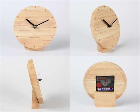 Modern Style Wooden Table Clock | Wood clock design, Table clock design ...