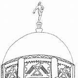 Capitol Building Coloring Page sketch template