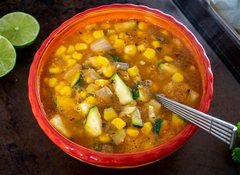 Easy Calabacitas Soup | Mexican Please