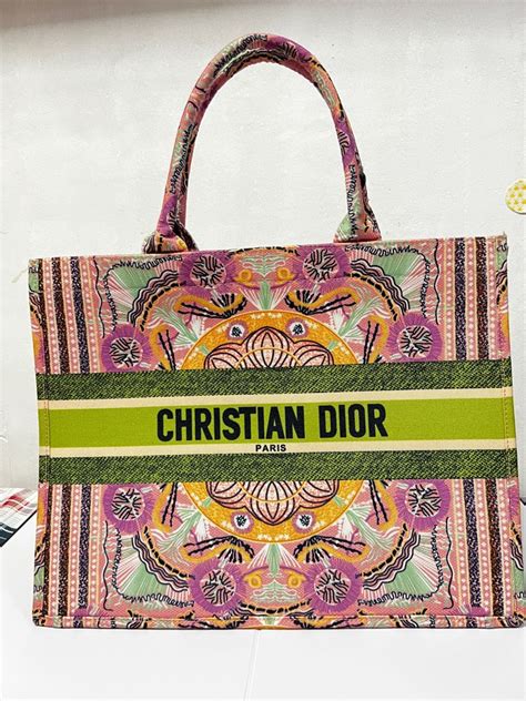 Christian Dior Book Tote Pink, Luxury, Bags & Wallets on Carousell