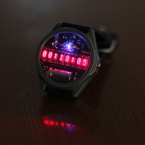 Nixie Watch Titanium Watch Self Made With Accelerometer - Etsy